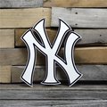 Authentic Street Signs Authentic Street Signs 94045 12 in. Yankees New York Steel Logo 94045